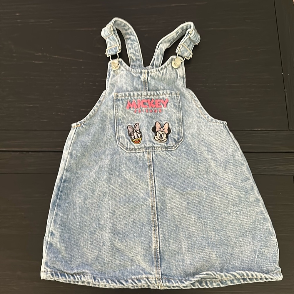 Zara Disney, overall Jean dress.